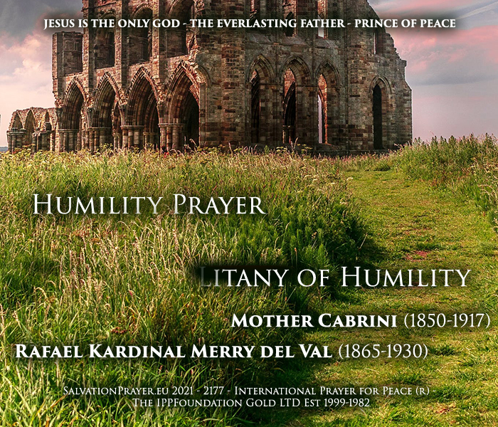 Litany of Humility