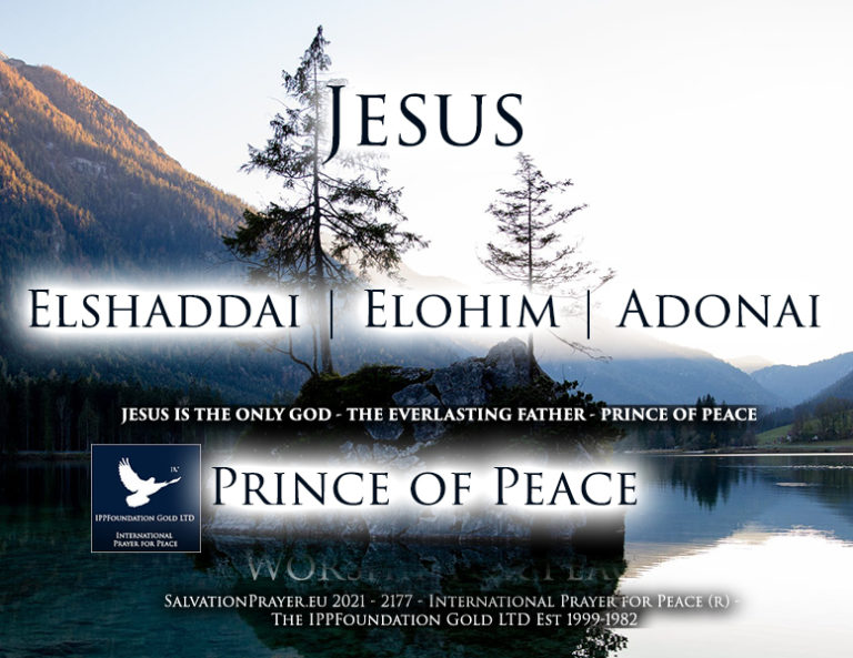 Elshaddai Adonai Prince of Peace Jesus Christ