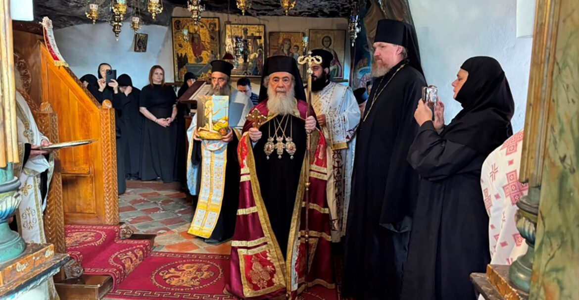 Jerusalem Patriarchate Commemorated the Venerable Fathers Onuphrius the Egyptian and Peter of Mount Athos