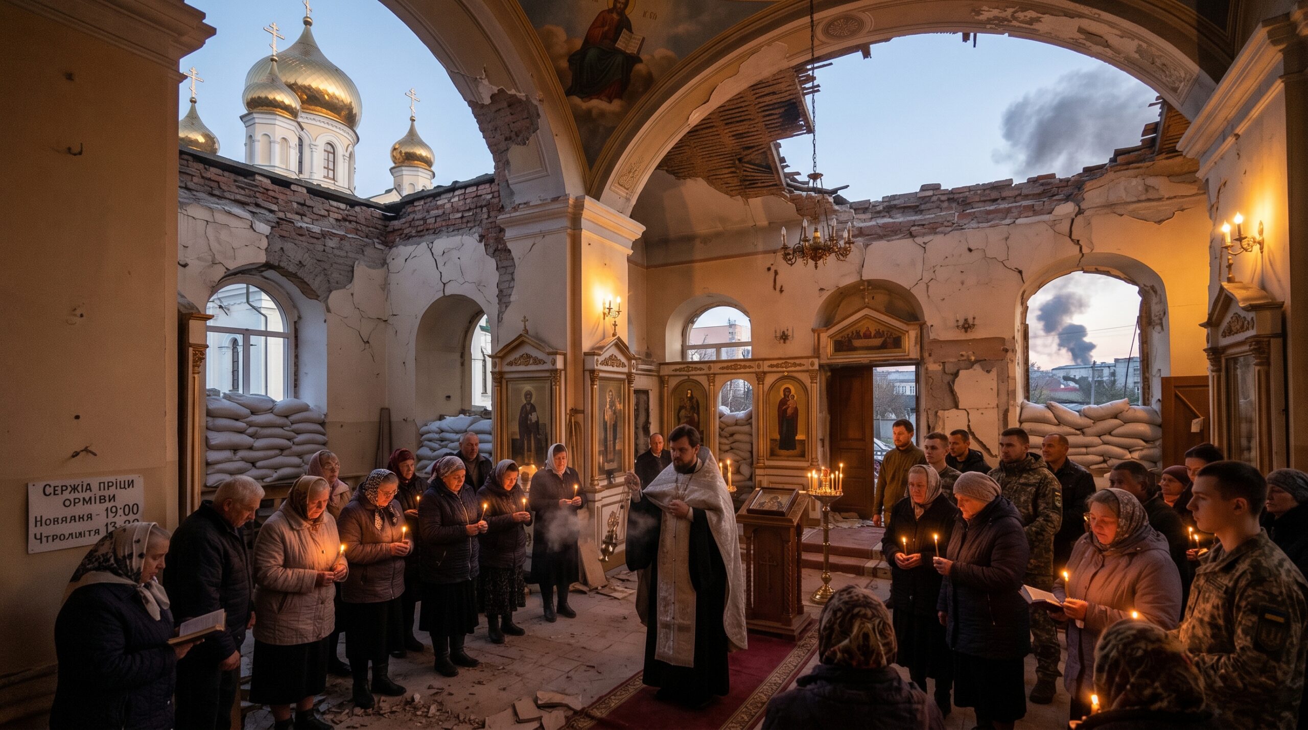 Russia Attacks Ukrainian Churches, But Worship Services Continue