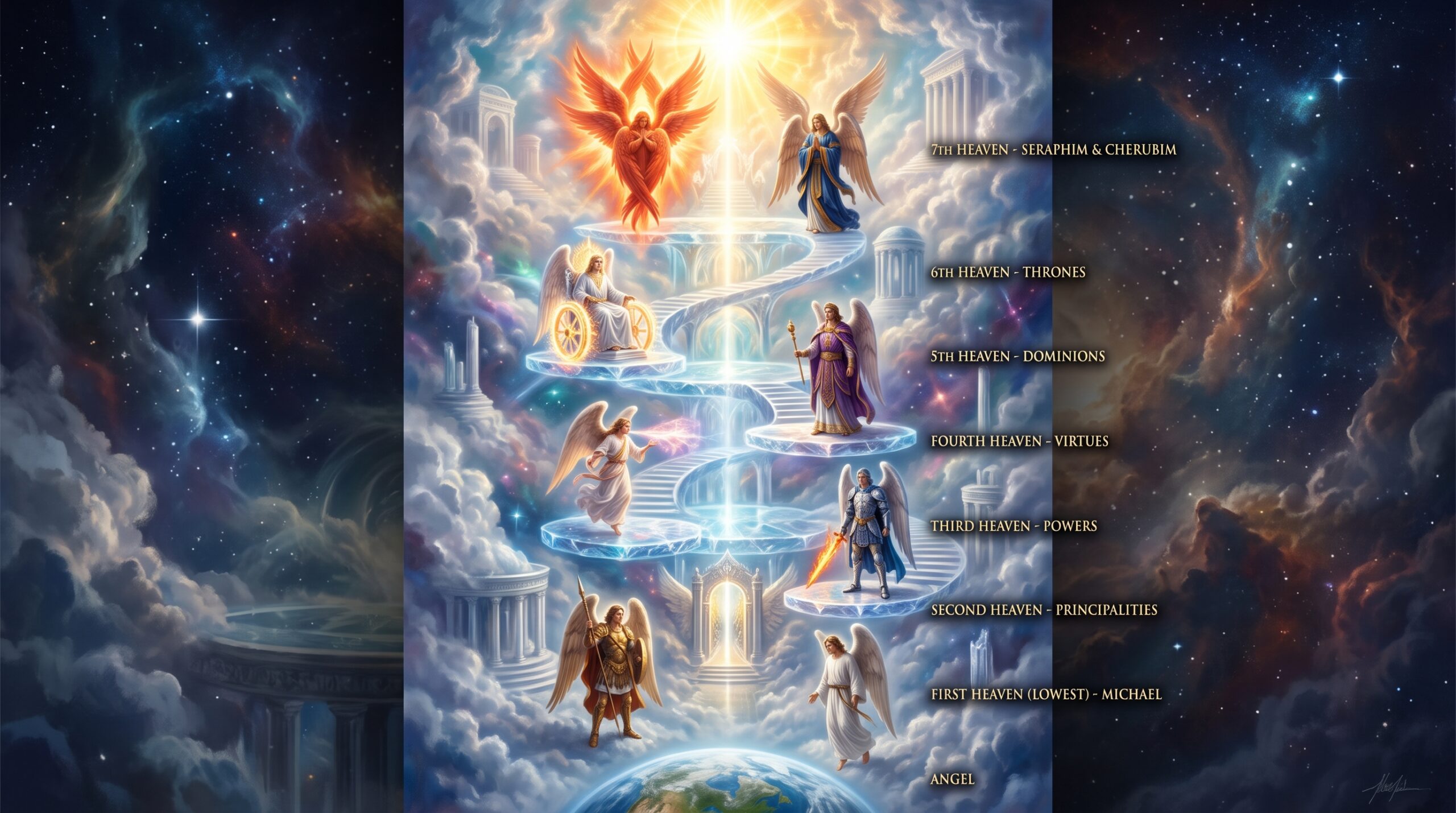 The Hierarchy of Angels 9 Ranks, Names, and Duties Explained